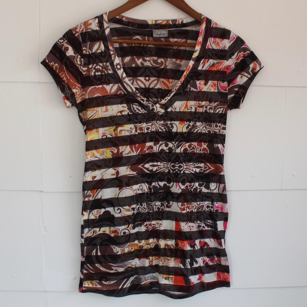 3/$20 Striped Daytrip Tee